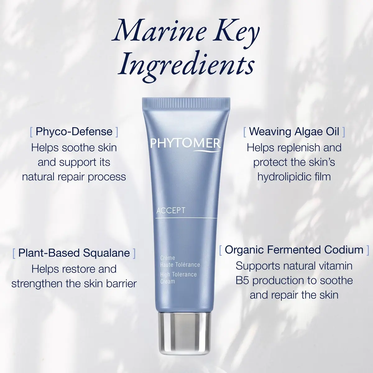 Phytomer Accept Cica High Tolerance Nourishing Face Cream 50ml | Sensitive Skin Relief - view 4