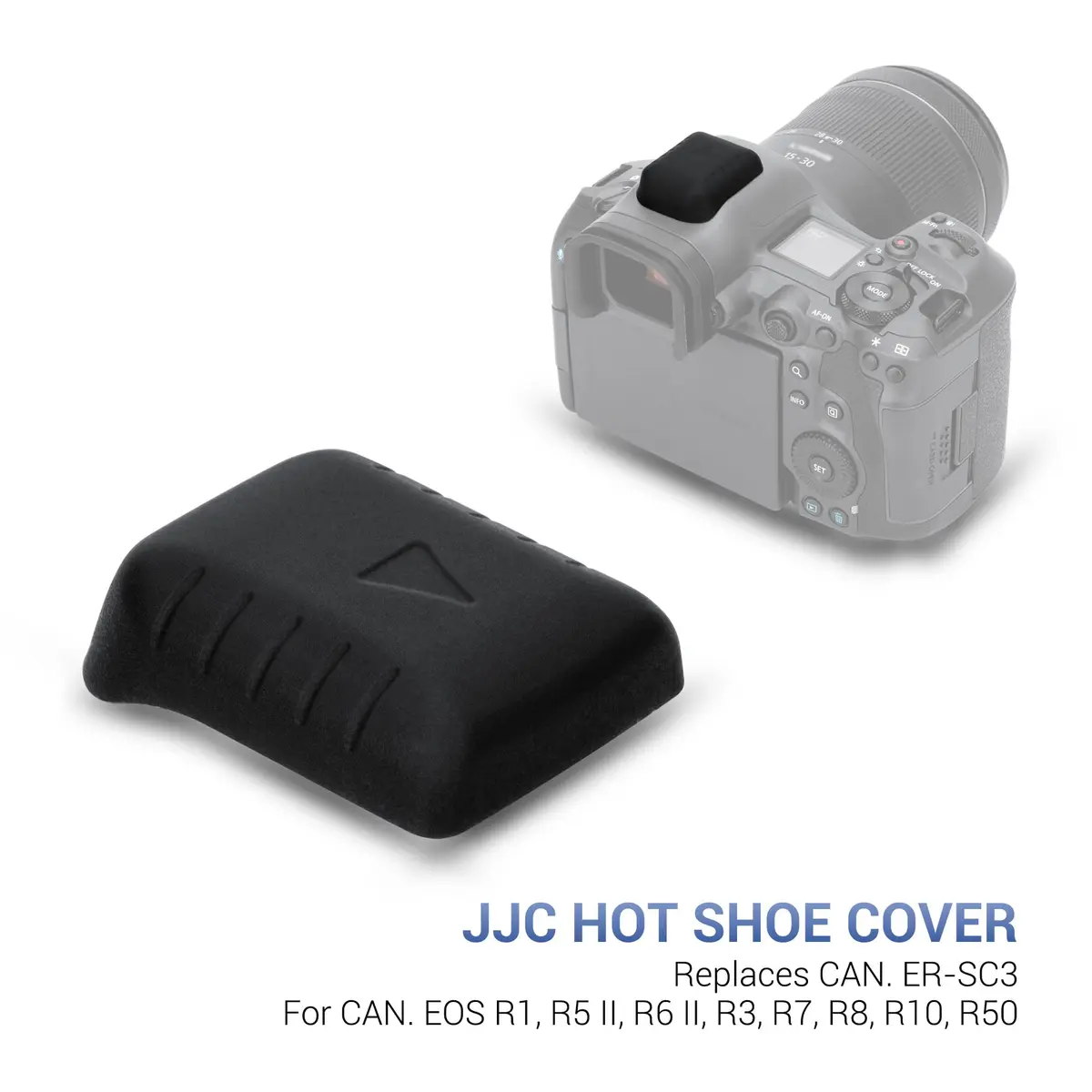 JJC Camera ER-SC3 Hot Shoe Cover Cap for Canon EOS R6 R5 Mark II R50 V R1 R8 R7 | Dust & Impact Protection - view 4
