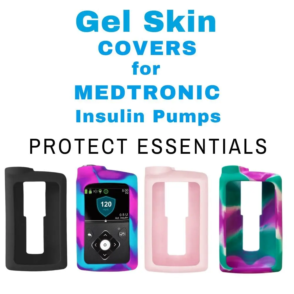 Sugar Medical Medtronic Silicone Protective Insulin Pump Cover for MiniMed 630G/640G/670G/770G/780G Pumps, Purple/Green/White (1-Pack) - view 7