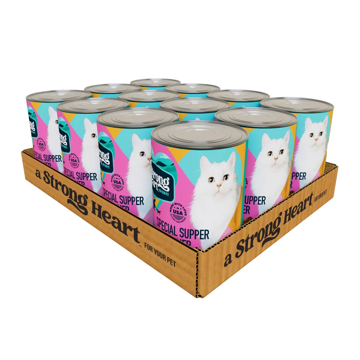 Strongheart Adult Cat Pate Special Supper Dinner 13.2oz | Complete & Balanced Nutrition - main product image