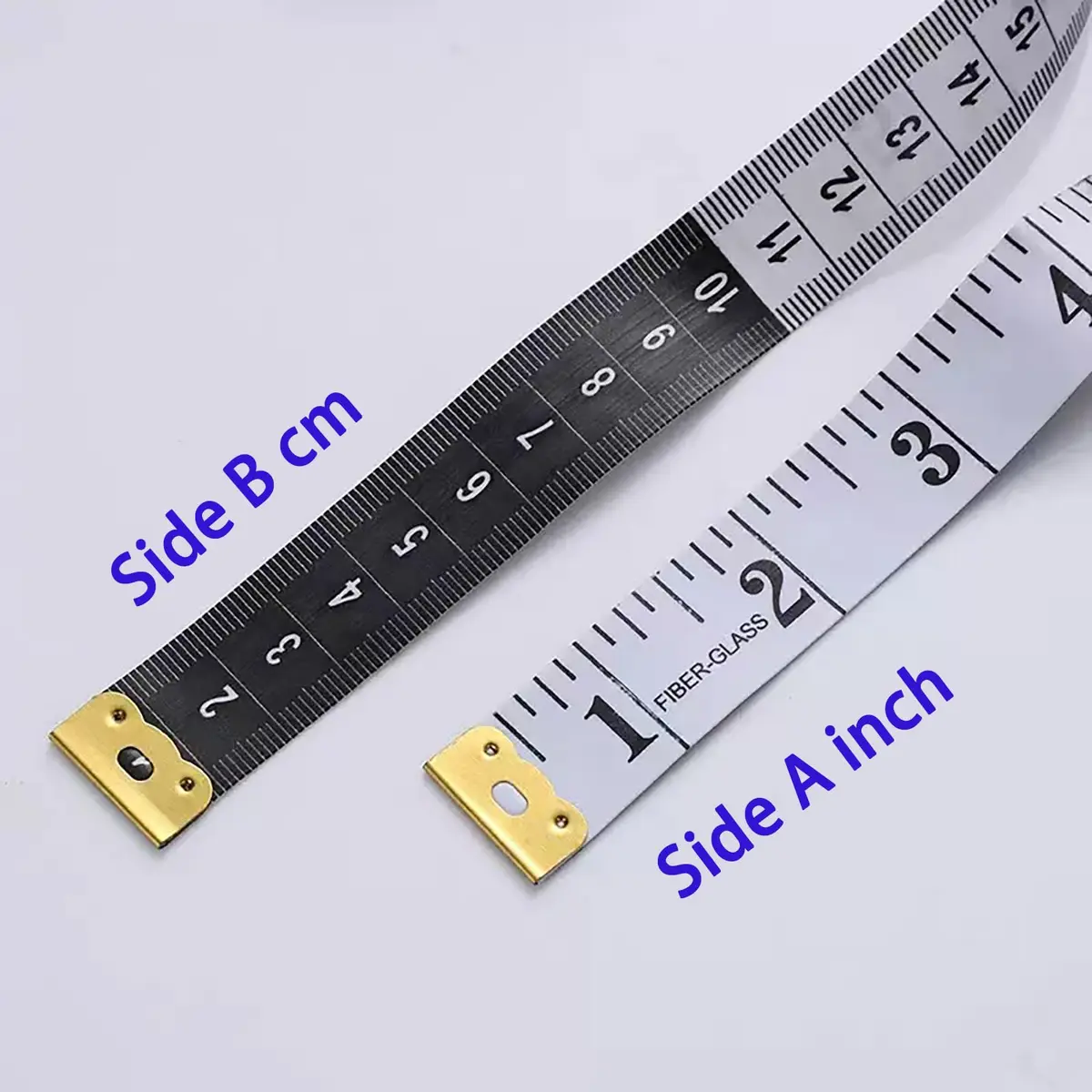 DSOMHZ Soft Tape Measure Body Measuring Tape 150cm (60 Inch) | Flexible Fibre Glass Tape for Sewing & Tailoring - view 3