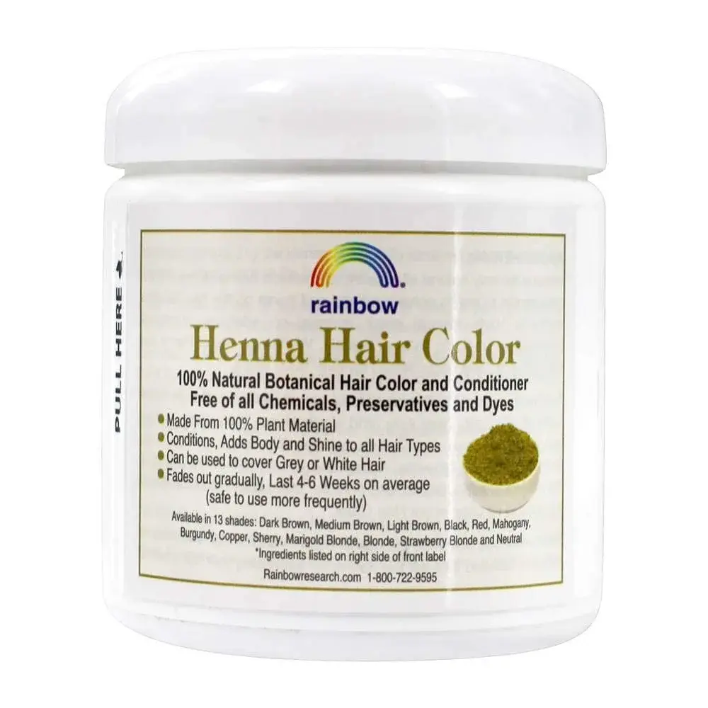 Rainbow Research Henna Hair Color and Conditioner, Persian Black Deep Ebony, 1814 g (16 Ounce) | 100% Botanical Hair Color - view 3