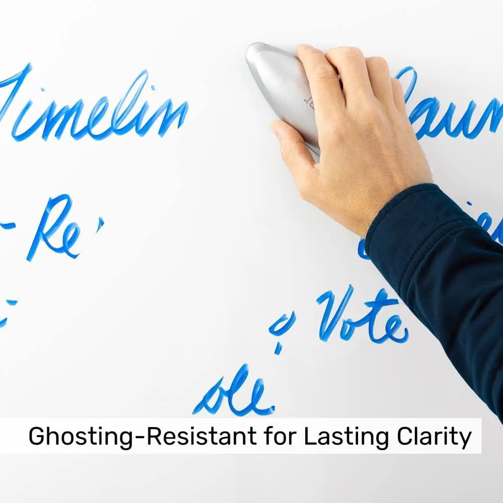 Luxor White Writing Board 30"x40" | Double-Sided Magnetic Porcelain Surface - view 6