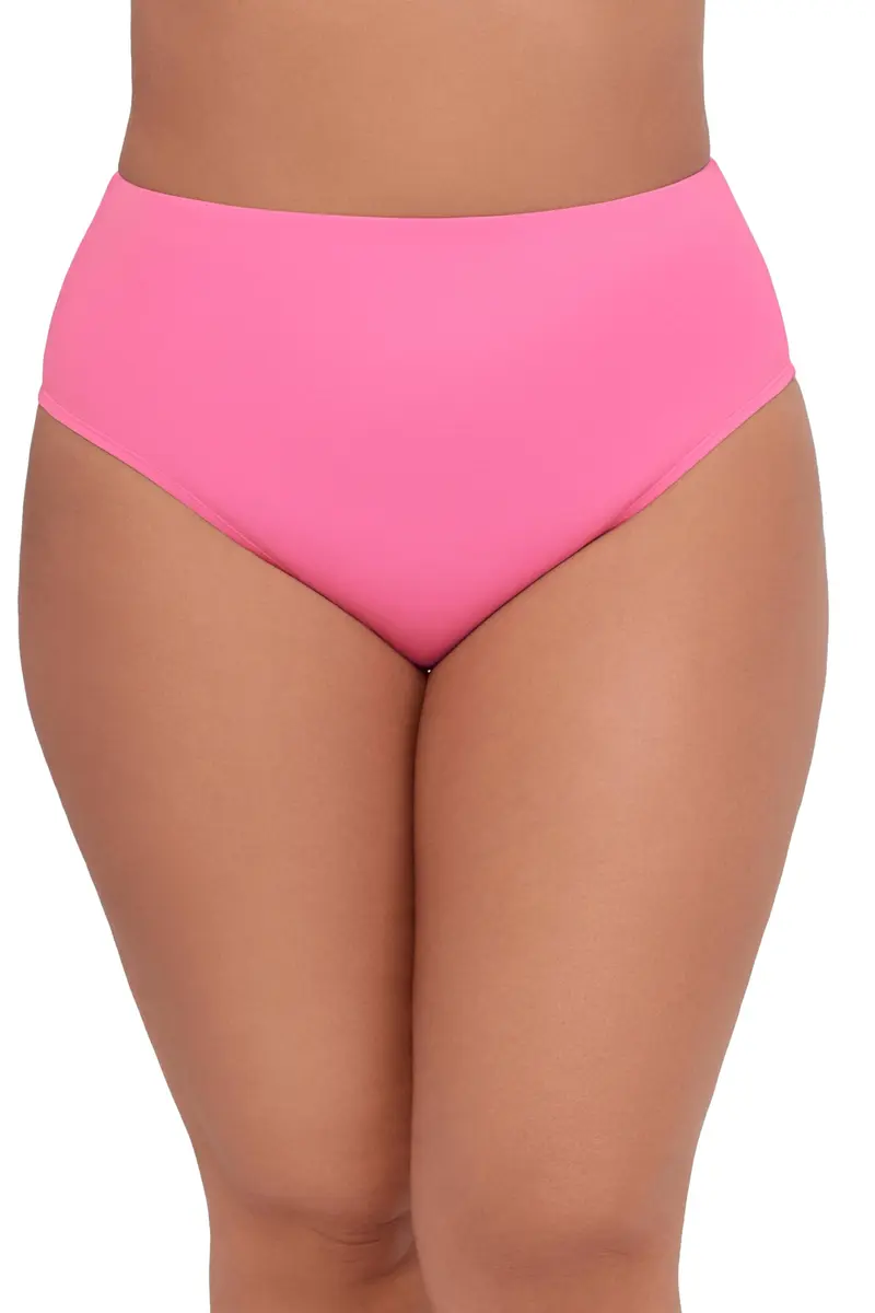S3 Swim Smoothing Classic High Waist Bikini Bottom | Supportive, High Coverage, USA Import - main product image