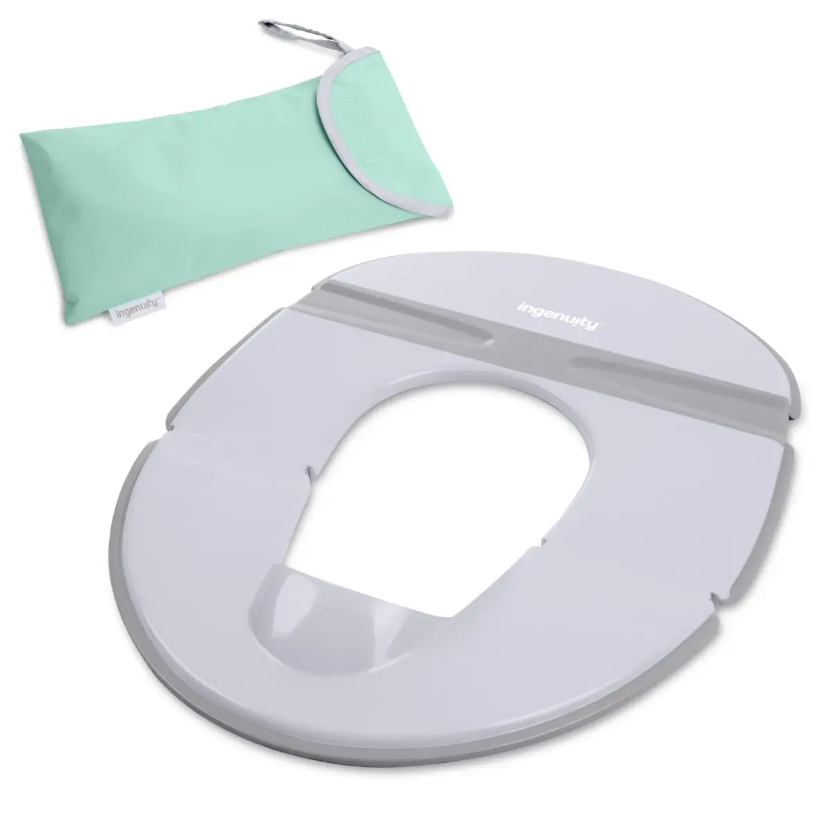 Ingenuity Foldaway Travel Potty Seat with Storage Bag | Portable Toddler Potty for Travel - main product image