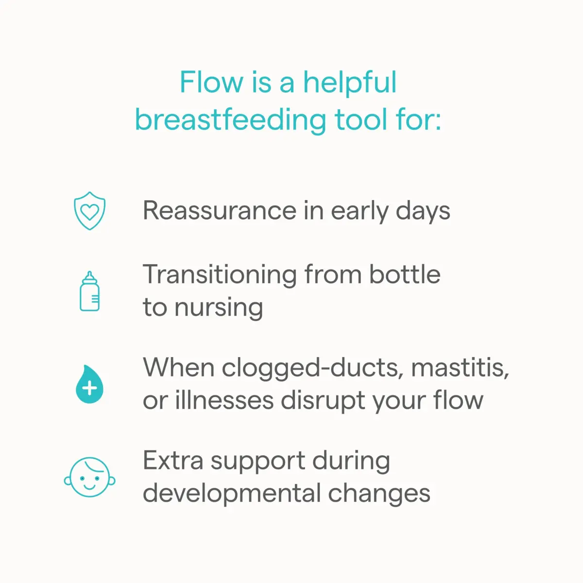 Munchkin Flow 20mm Nipple Shield for Breastfeeding Newborns | See Milk Flow While Nursing - view 3