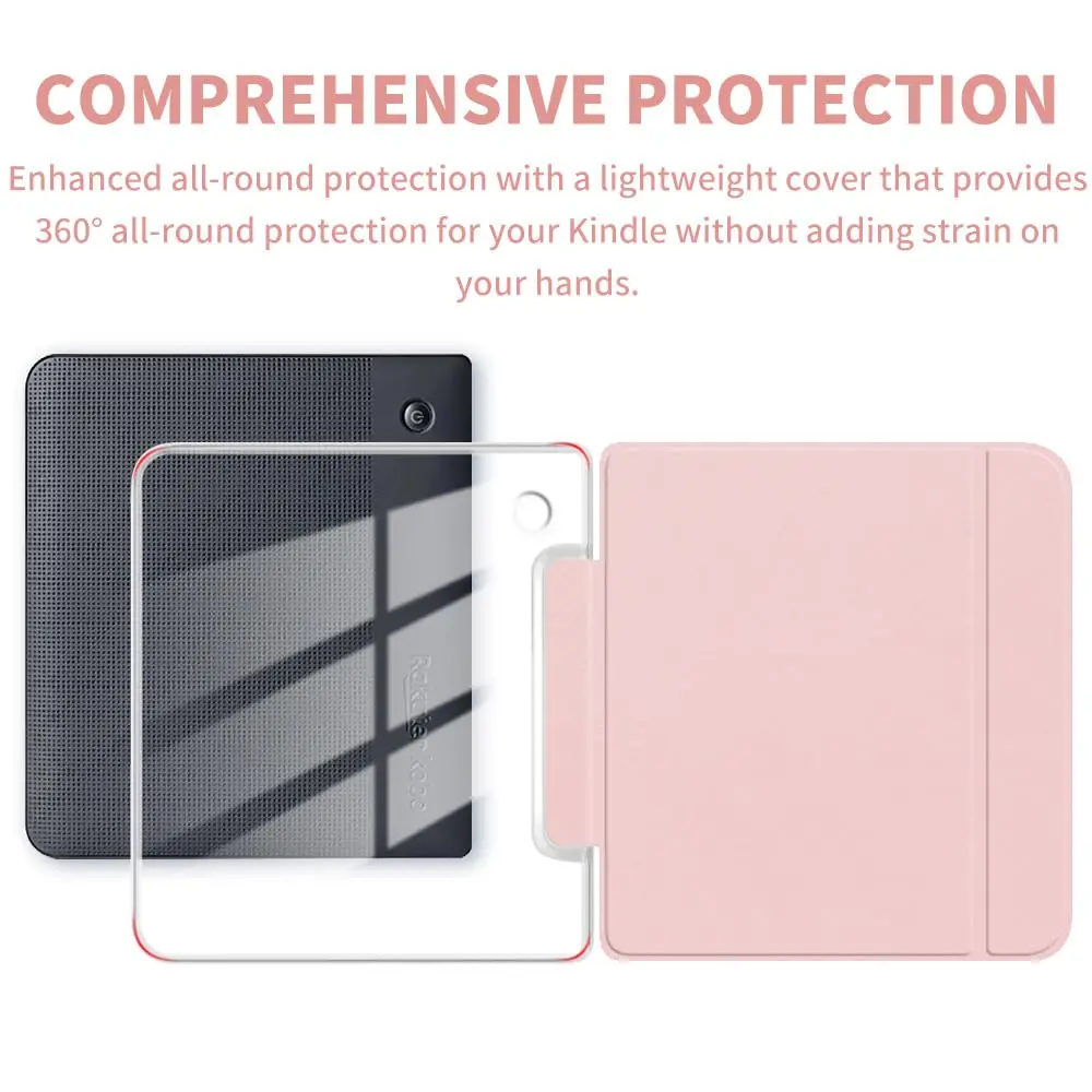 YoungMe Clear Case for Kobo Libra Colour 2024 Released 7" | Auto Sleep Wake TPU Cover - view 3