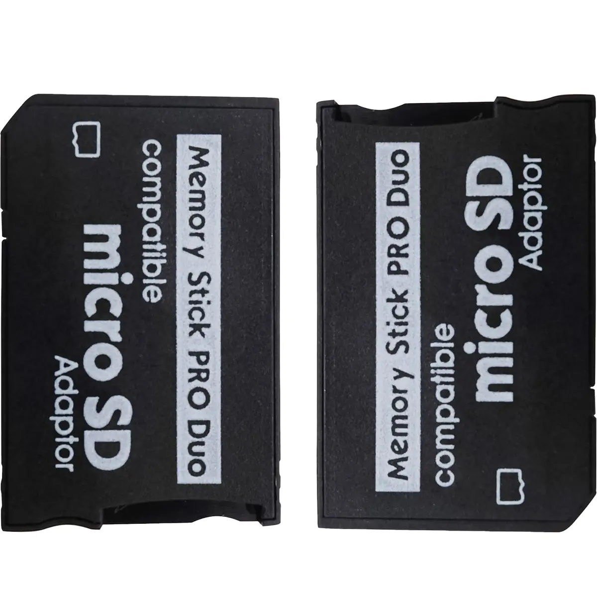 Funturbo Micro SD to Memory Stick PRO Duo Adapter 2-Pack | Compatible with PSP, Camera, Handycam - main product image