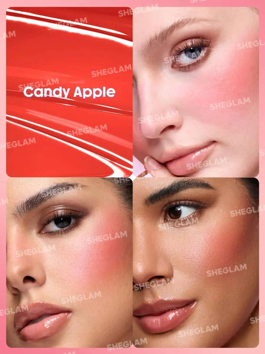 SHEGLAM Color Bloom Liquid Blush - Candy Apple Matte Finish | Hydrating Gel-Cream 5.2ml - view 3