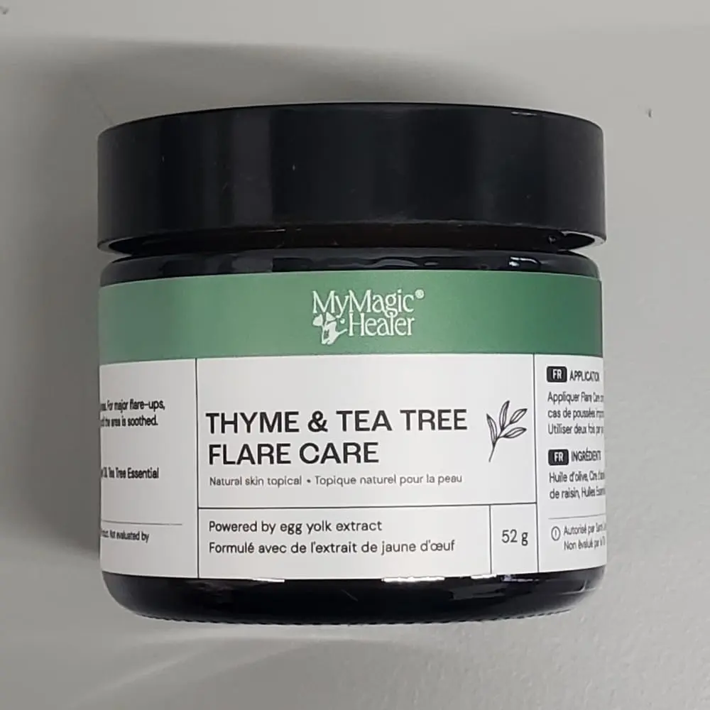 MyMagicHealer Thyme & Tea Tree Flare Care Salve 59ml (2 oz) | For Breakout-Prone Skin, Ingrown Hair, Razor Bumps - view 2