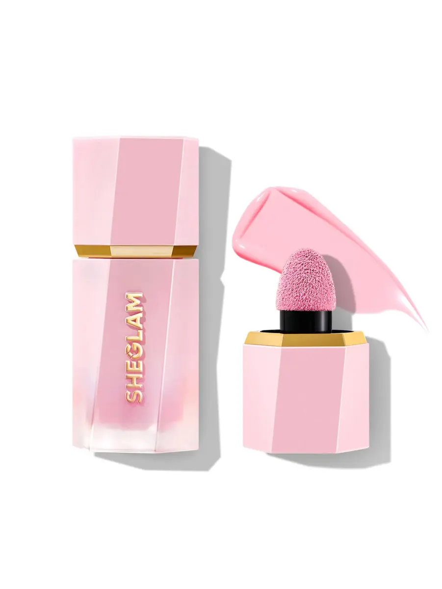 SHEGLAM Color Bloom Liquid Blush - 007 Pink Slip | Matte Finish, Hydrating Gel-Cream - main product image