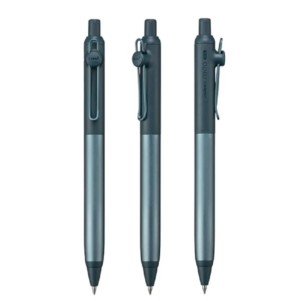 Uniball ZENTO Flow Model Ballpoint Pen Jade 0.5mm Black Ink, 0.44"x0.63"x5.5" | Japanese Fine Point, Smooth Ink Flow - view 3