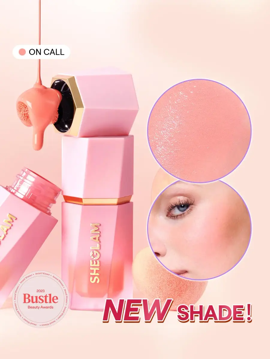 SHEGLAM Color Bloom Liquid Blush - On Call | Matte Finish, Hydrating Gel-Cream Makeup for Cheeks (5.2ml) - view 2