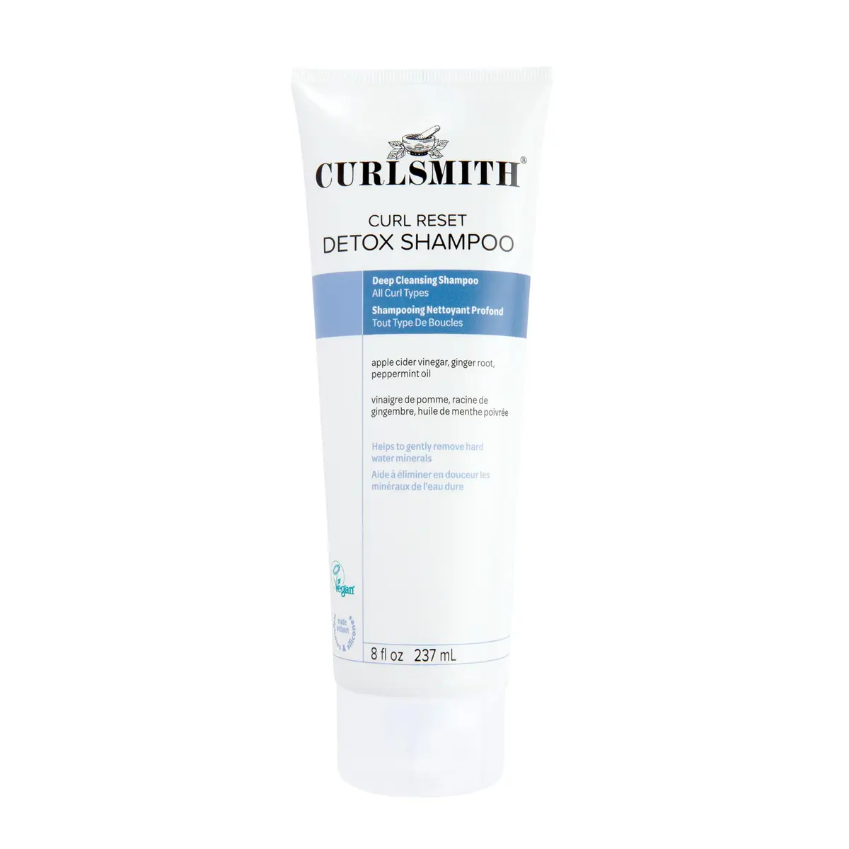 CURLSMITH Curl Reset Detox Shampoo 8 oz | Gentle Clarifier for All Curl Types - main product image