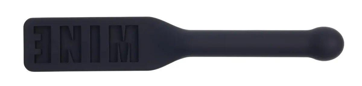 Sportsheets Silicone Paddle with 'Mine' Imprint | Body-Safe, Ergonomic, Impact Control (120c) - main product image