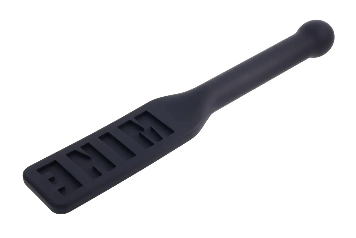 Sportsheets Silicone Paddle with 'Mine' Imprint | Body-Safe, Ergonomic, Impact Control (120c) - view 4