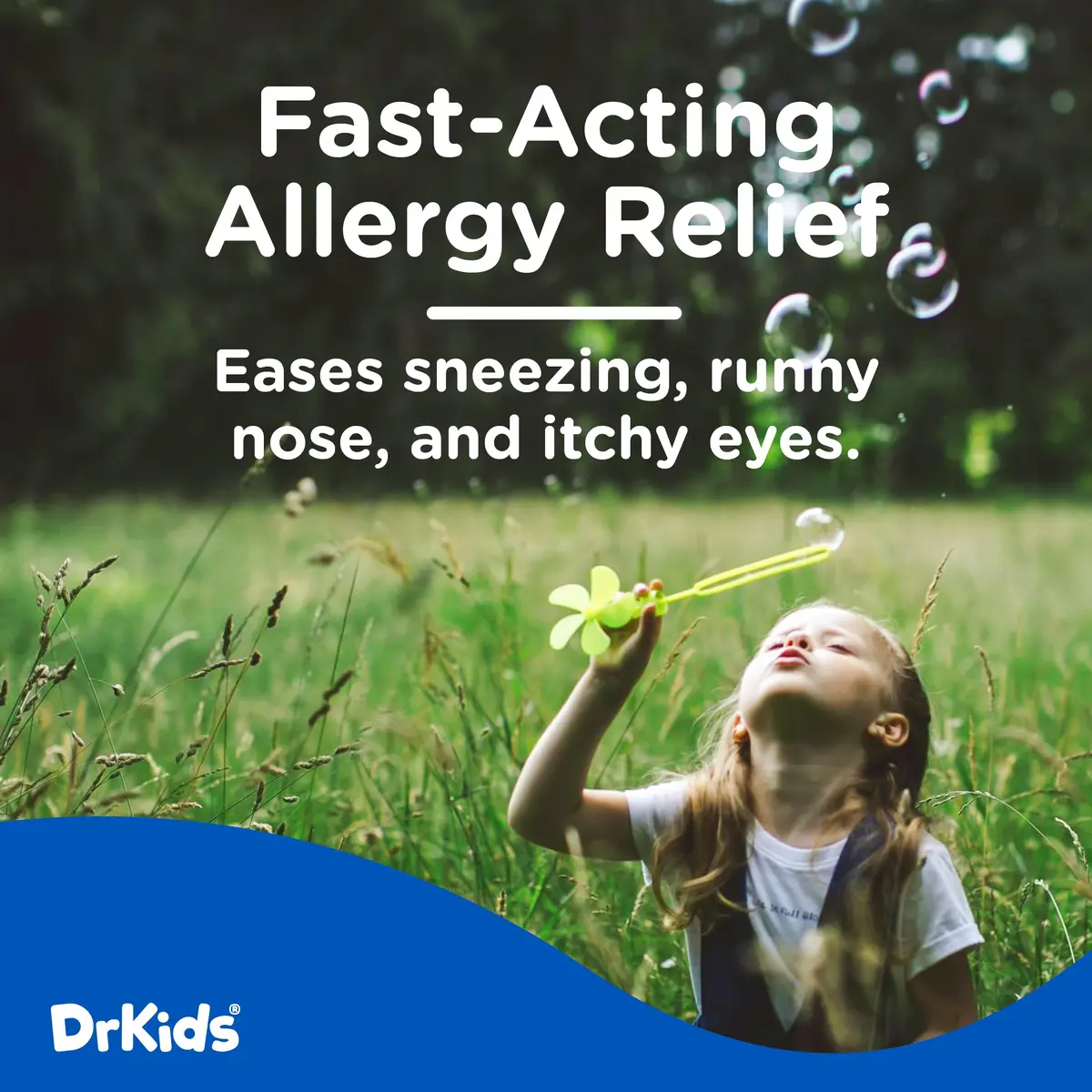 Dr. Kids Children's Allergy Relief Medicine, Mixed Berry Flavor, 24 Count | Fast-Acting Allergy Support for Kids - view 2