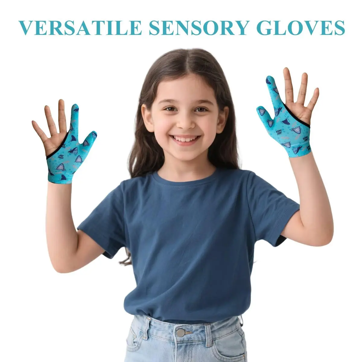 Yxmeiguo Thumb Sucking Guard Gloves for Kids 5-12 | Anti Nail Biting Finger Protector - view 5
