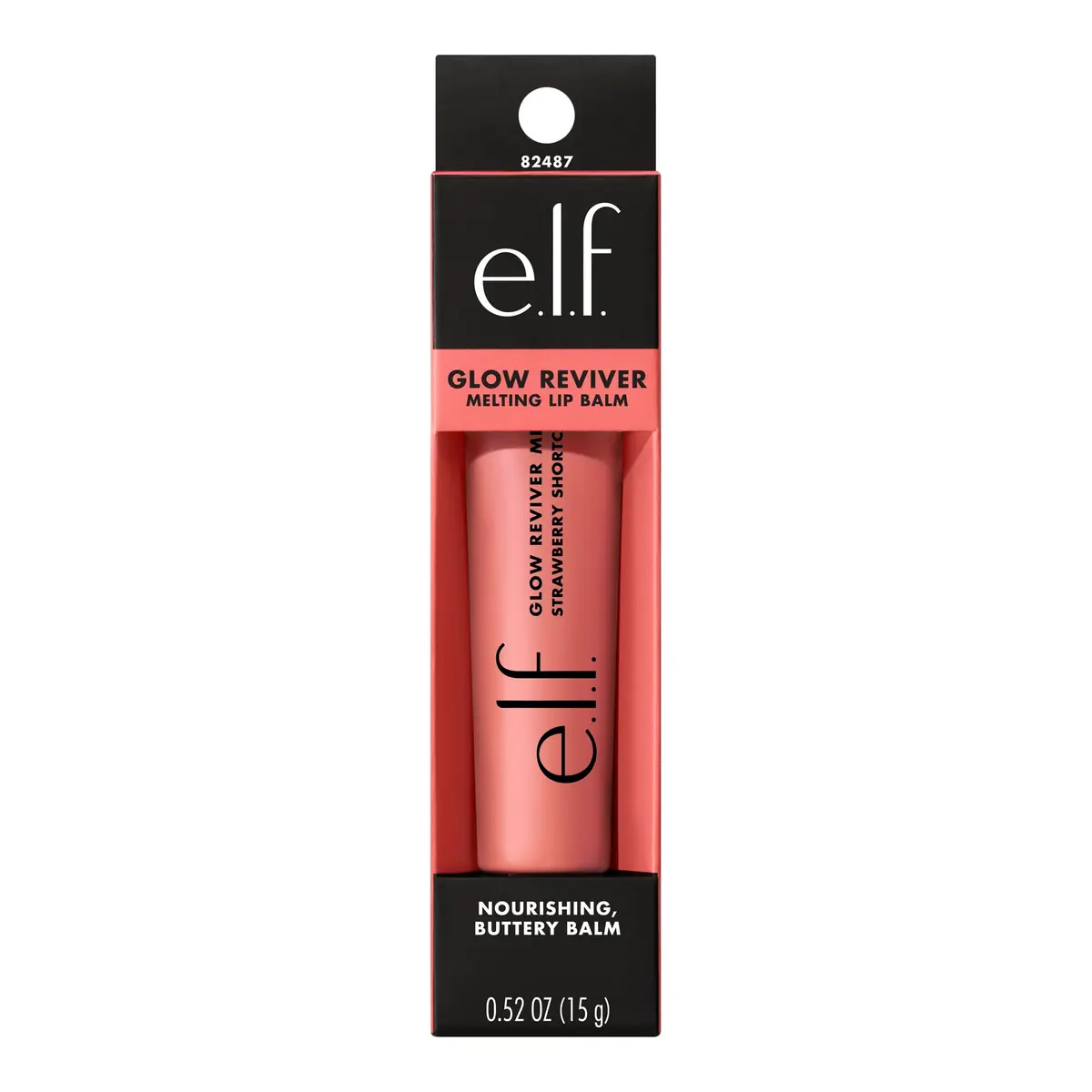 e.l.f. Glow Reviver Melting Lip Balm, Tinted, Strawberry Shortcake 7.4g (0.26 Oz) | Hydrating & Glossy with Hyaluronic Acid & Butters - view 9