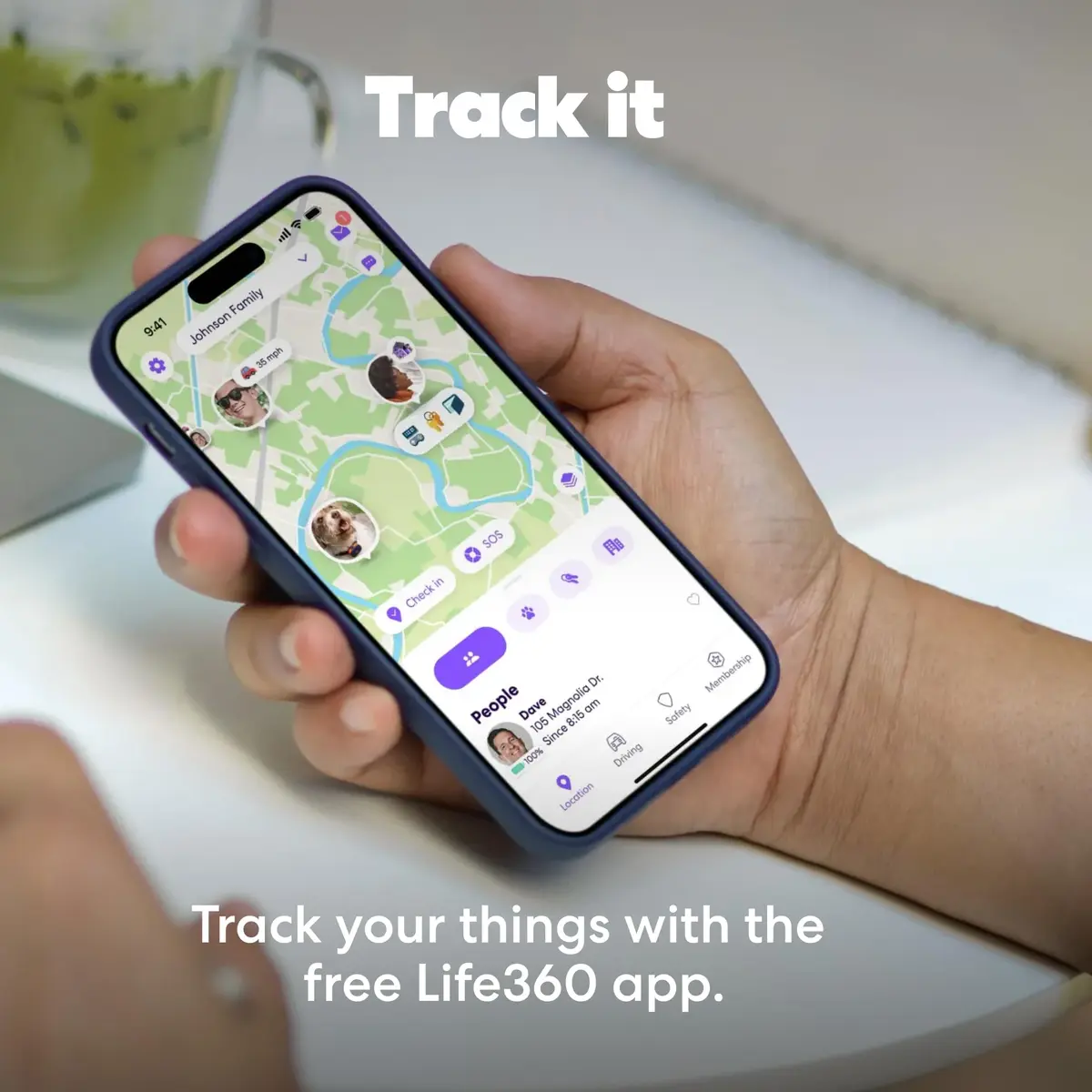 Life360 Tile Slim Wallet Finder Bluetooth Tracker for iOS & Android | Discreet, Last Location & SOS - view 6