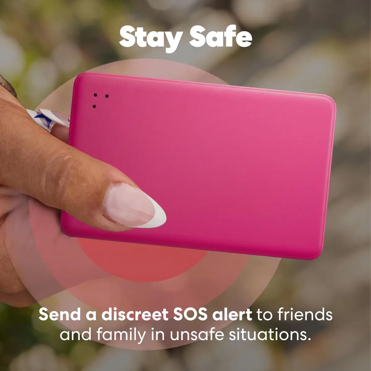 Life360 Tile Slim Wallet Finder & Bluetooth Tracker 1-Pack (Pink Punch) | Compatible with iOS & Android - view 7