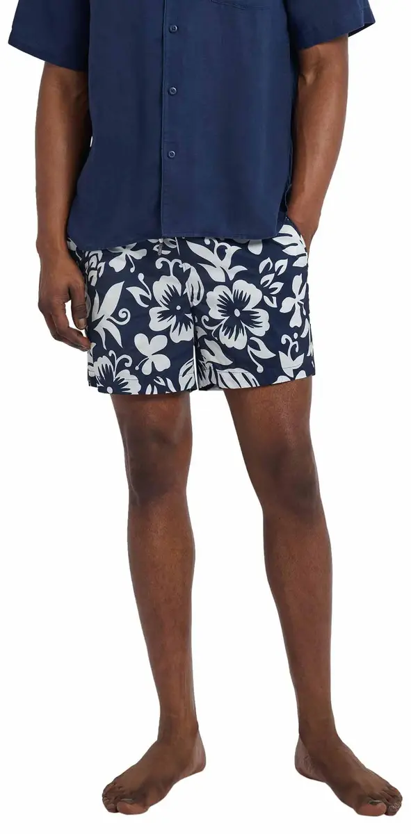 Onia Charles 5" Swim Trunk-Tropical Floral Deep Navy Multi | Quick-Dry Activewear - main product image