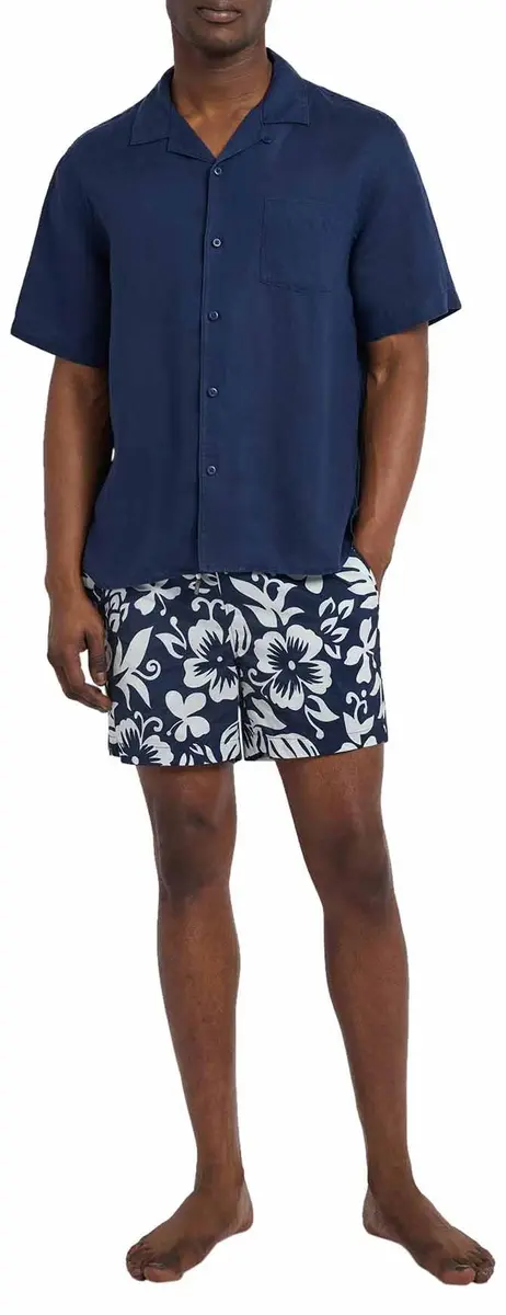 Onia Charles 5" Swim Trunk-Tropical Floral Deep Navy Multi | Quick-Dry Activewear - view 2