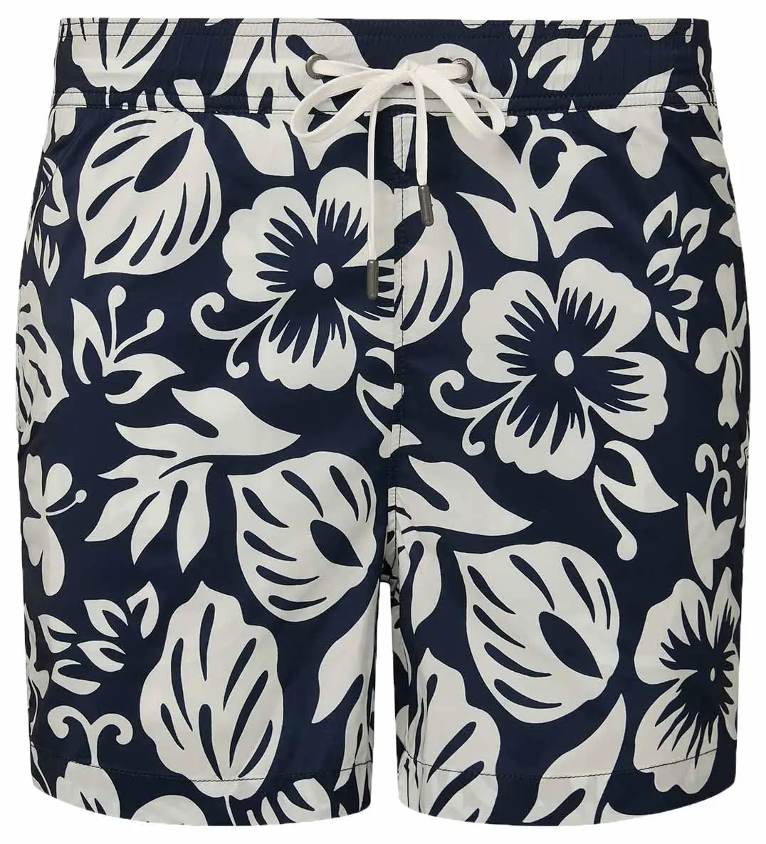 Onia Charles 5" Swim Trunk-Tropical Floral Deep Navy Multi | Quick-Dry Activewear - view 3