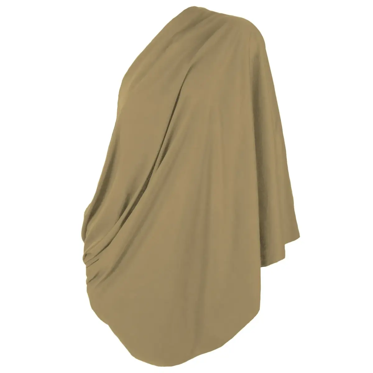 LK Baby 2pk Infinity Nursing Scarf Shawl Light Brown | Soft Breathable Jersey for Breastfeeding Privacy - main product image