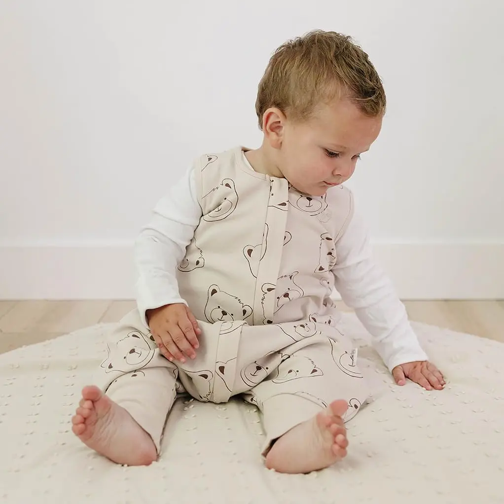 Woolino 4 Season Baby Sleep Bag with Feet Opening | Australian Merino Wool & Organic Cotton, Toddler 18-36mo - view 4