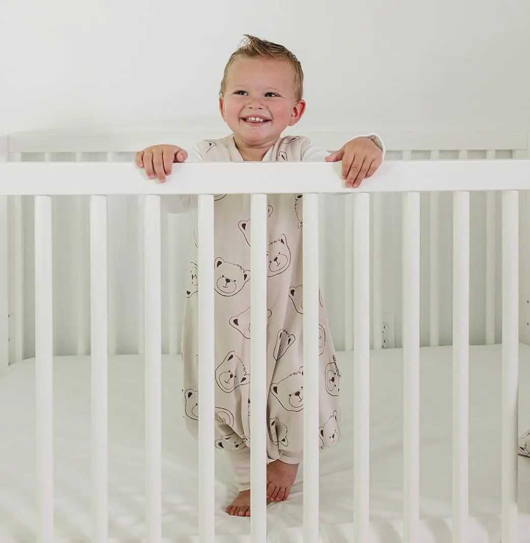 Woolino 4 Season Baby Sleep Bag with Feet Opening | Australian Merino Wool & Organic Cotton, Toddler 18-36mo - view 8