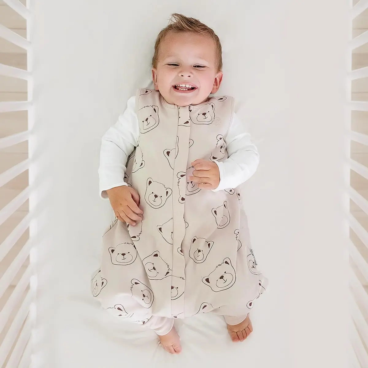 Woolino 4 Season Baby Sleep Bag with Feet Opening | Australian Merino Wool & Organic Cotton, Toddler 18-36mo - view 2