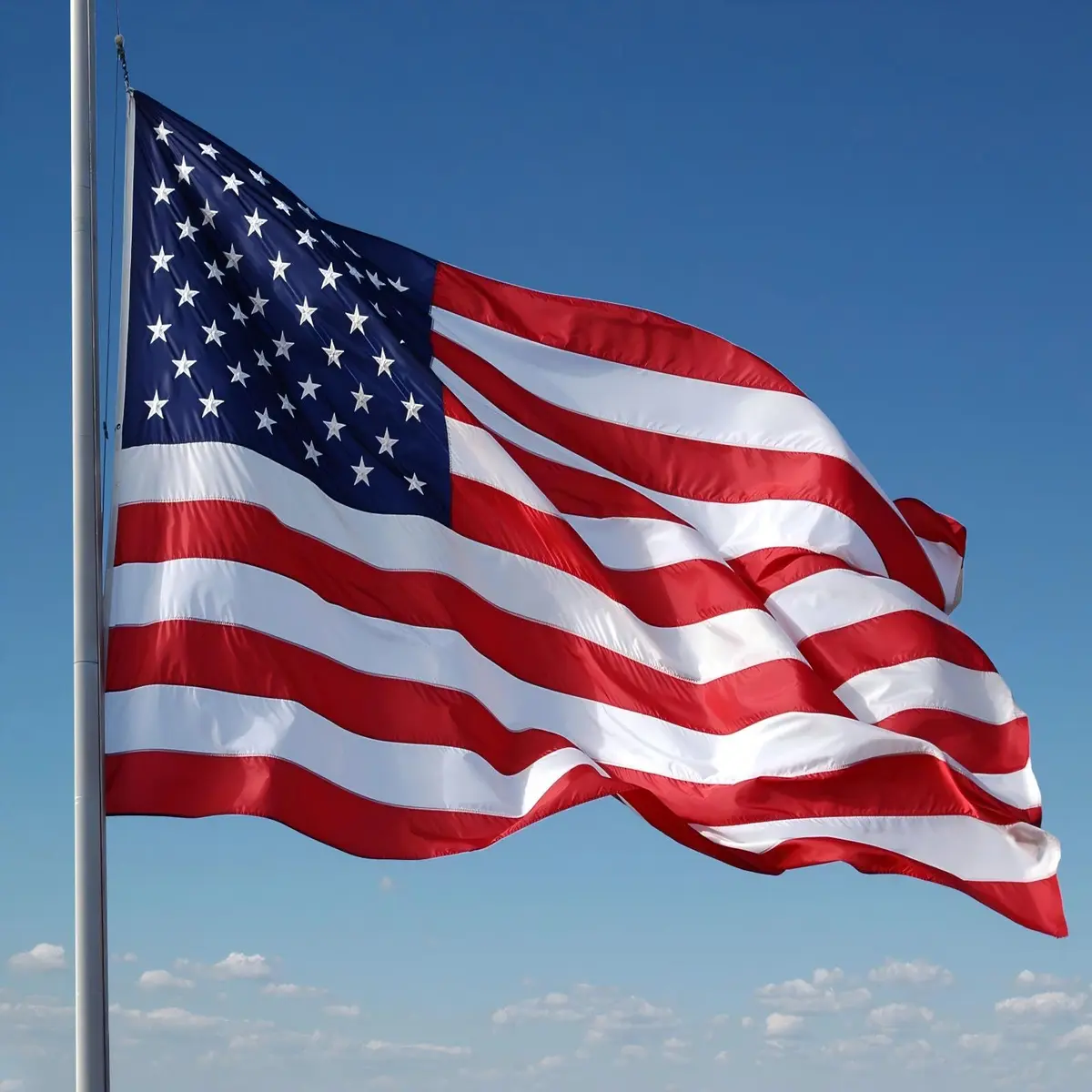 MixOra American Flags for Outside 3x5 ft Heavy Duty | Embroidered Stars & Stripes, Waterproof, Tear Proof - view 6