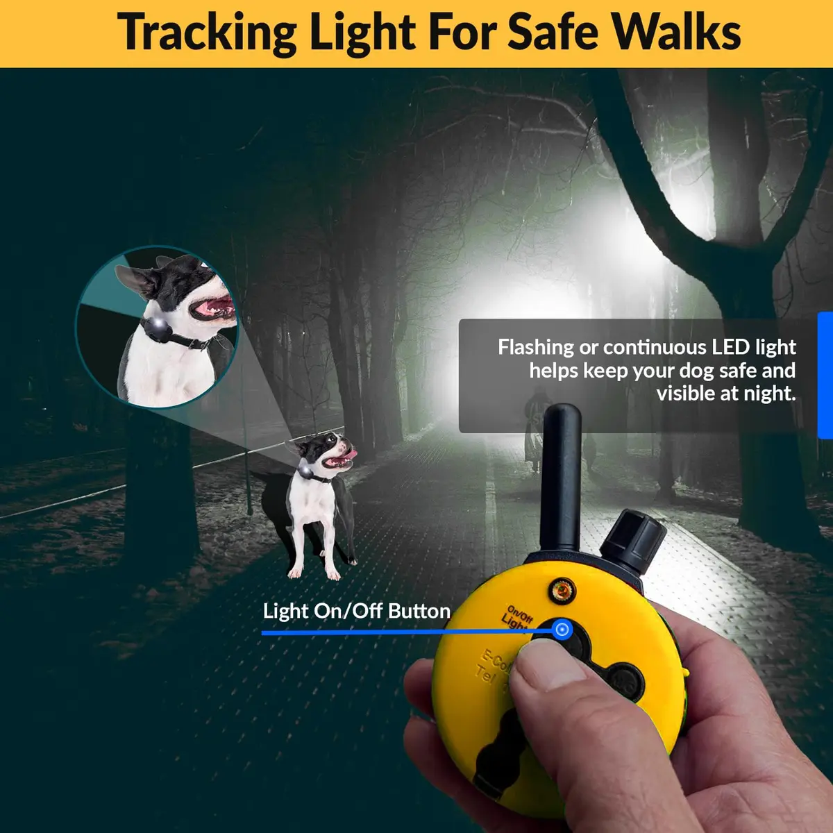 Mini Educator ET-300 Green Animal Collar | 1/2 Mile Range, Humane Vibration & Tone - view 6