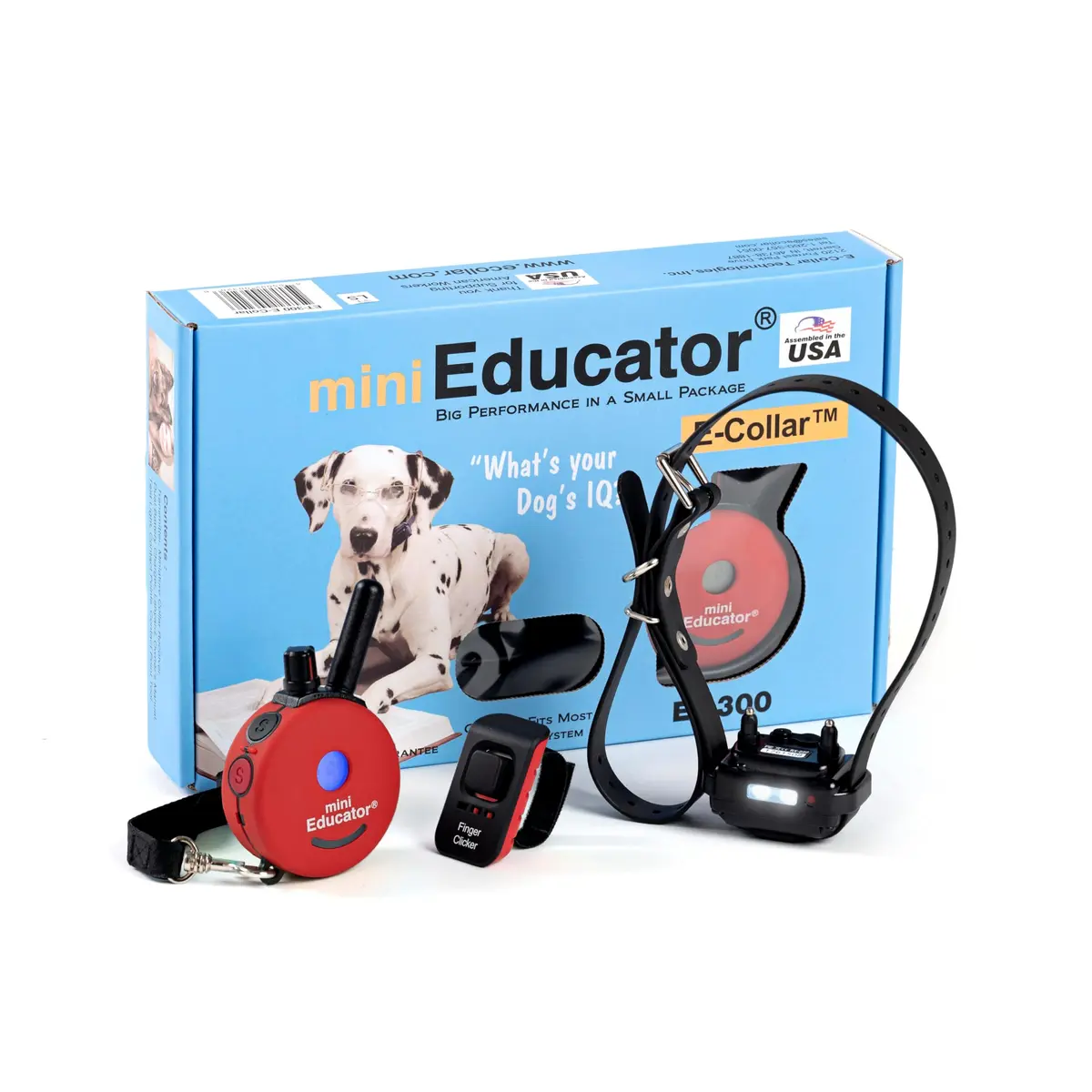 Mini Educator ET-300 Remote Dog Training Collar, Red | 1/2 Mile Range, Humane Vibration & Tone - main product image
