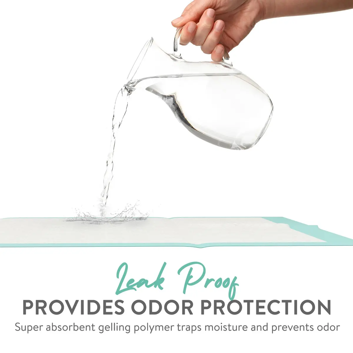 Inspire Super & Ultra Absorbent Disposable Bed Pads 36" x 36" Pack of 25 | Leakproof & Odor Locking for Adult Incontinence - view 5
