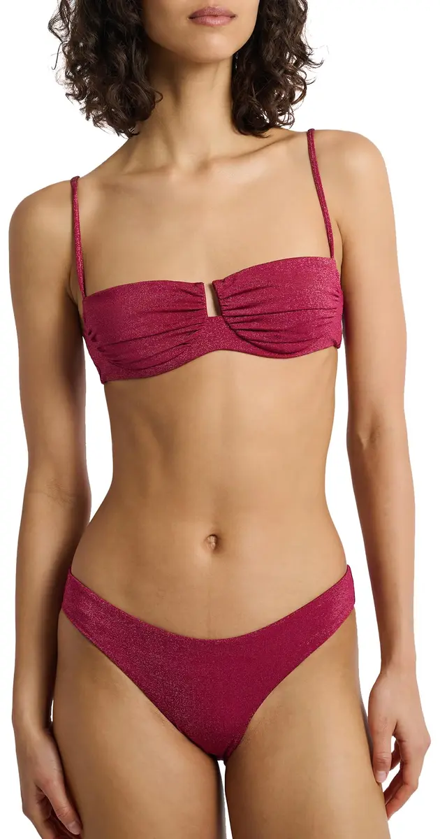 Onia Women's Lily Bikini Bottom, Anemone-X-Large | Moderate Coverage, Nylon Blend, Comfortable Fit - main product image