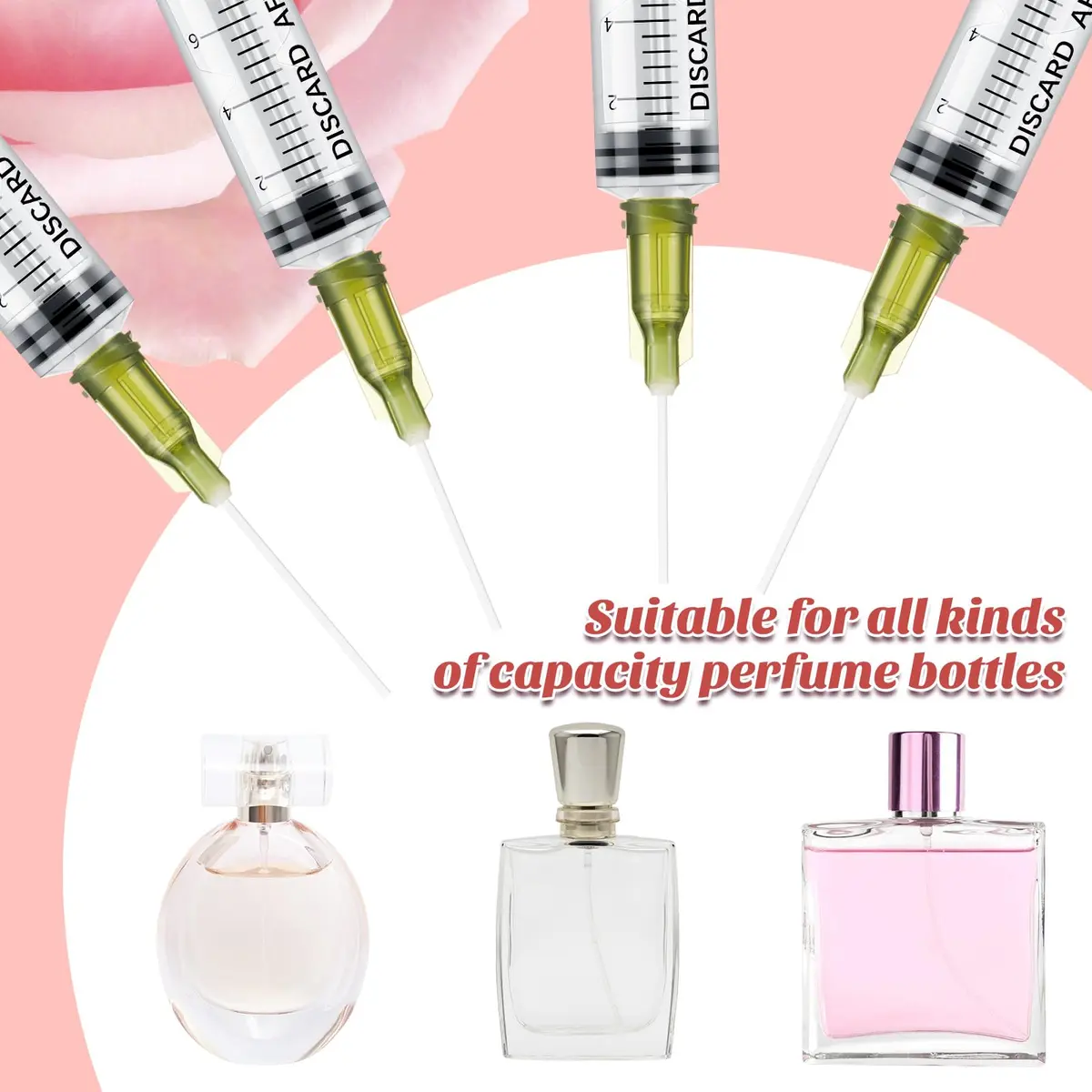Geiserailie Clear 6 Pcs Perfume Syringe Extractor 10ml Decant Kit | Refill Tool Set for Fragrance - view 6