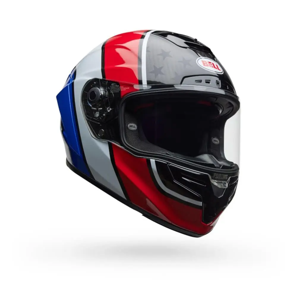 BELL Race Star DLX Flex Motorcycle Helmet Medium | Carbon Fiber Impact & Photochromic Shield - view 2