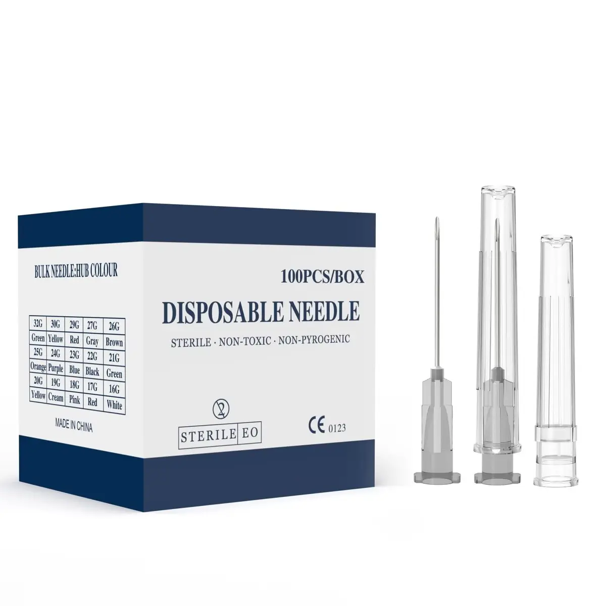 AHHKZT 22 Gauge 1.5 Inch Luer Lock Needles (100 PCS, Individually Wrapped) | Industrial Dispensing Accessories - main product image