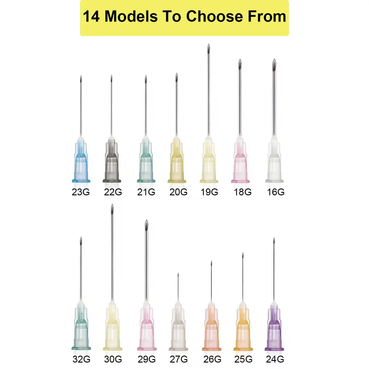 AHHKZT 29 Gauge 1/2-Inch Luer Lock Needles, Individually Wrapped, 100 PCS | Industrial Dispensing Accessories - view 8