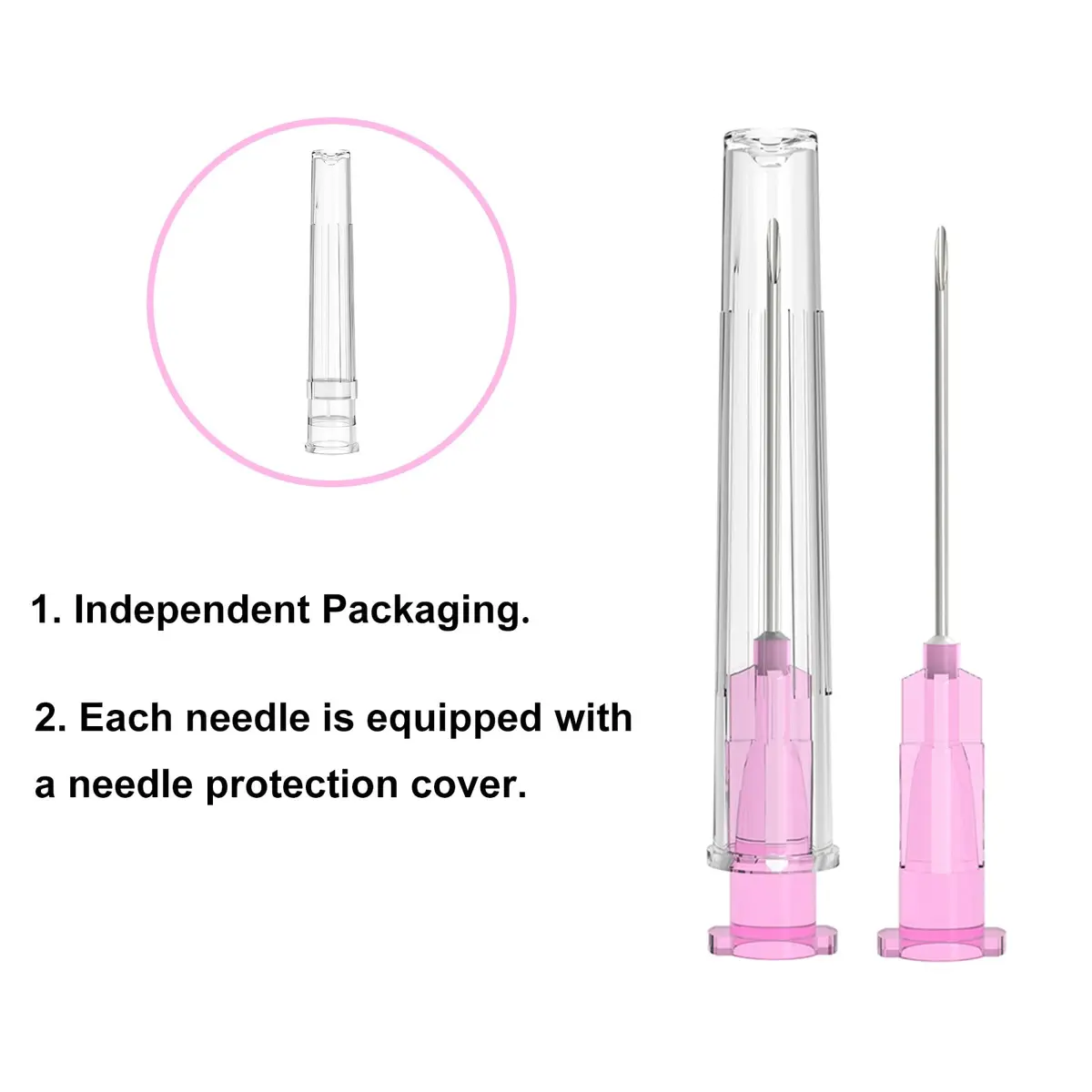 AHHKZT 18 Gauge 1.5 Inch Luer Lock Needles - 100 Pack | Industrial Dispensing Accessories - view 4