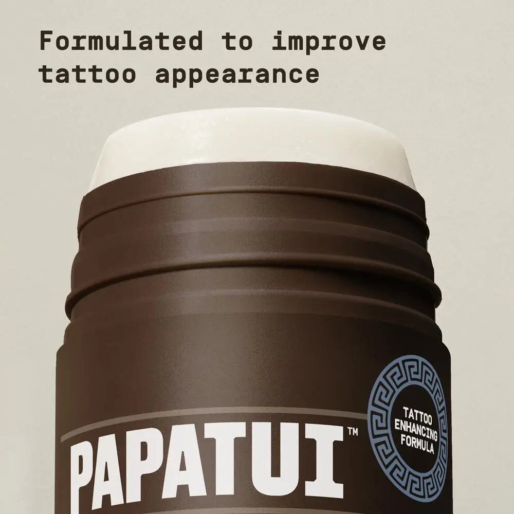 PAPATUI Coconut Woods Enhancing Tattoo Stick 2.6 oz | Moisturizes & Boosts Contrast on Healed Tattoos - view 4