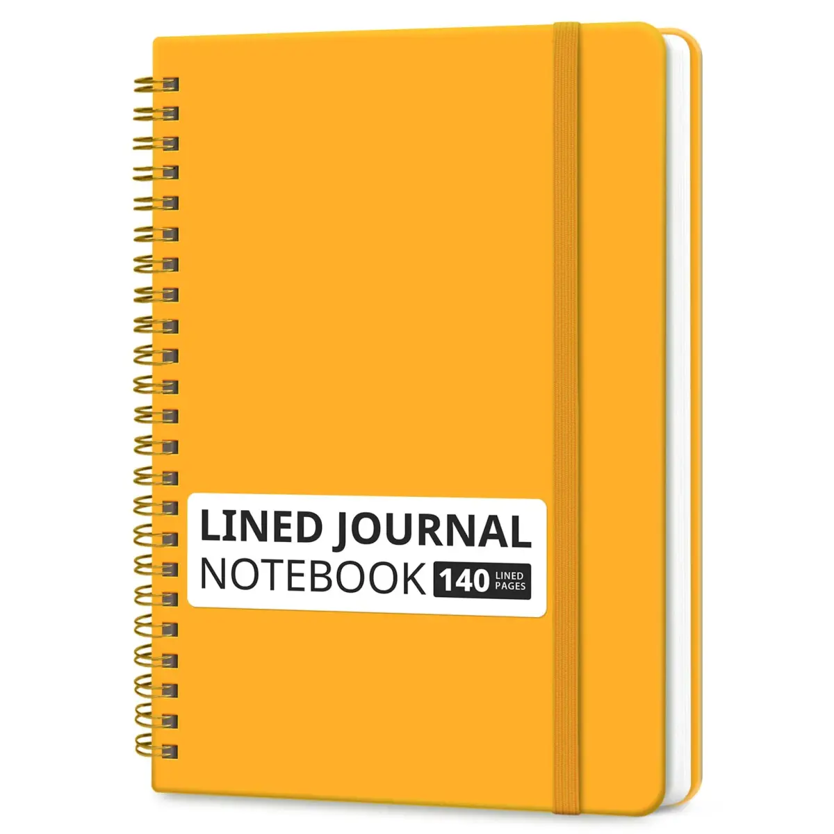 Taja Lined Spiral Journal Notebook A5 (14.5cm x 20cm) | College Ruled Hardcover for Work & Note Taking - main product image