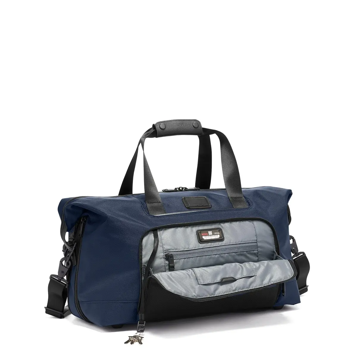 TUMI Alpha Double Expansion Duffel, Bag, Navy Blue | Versatile Business & Travel Companion - view 3