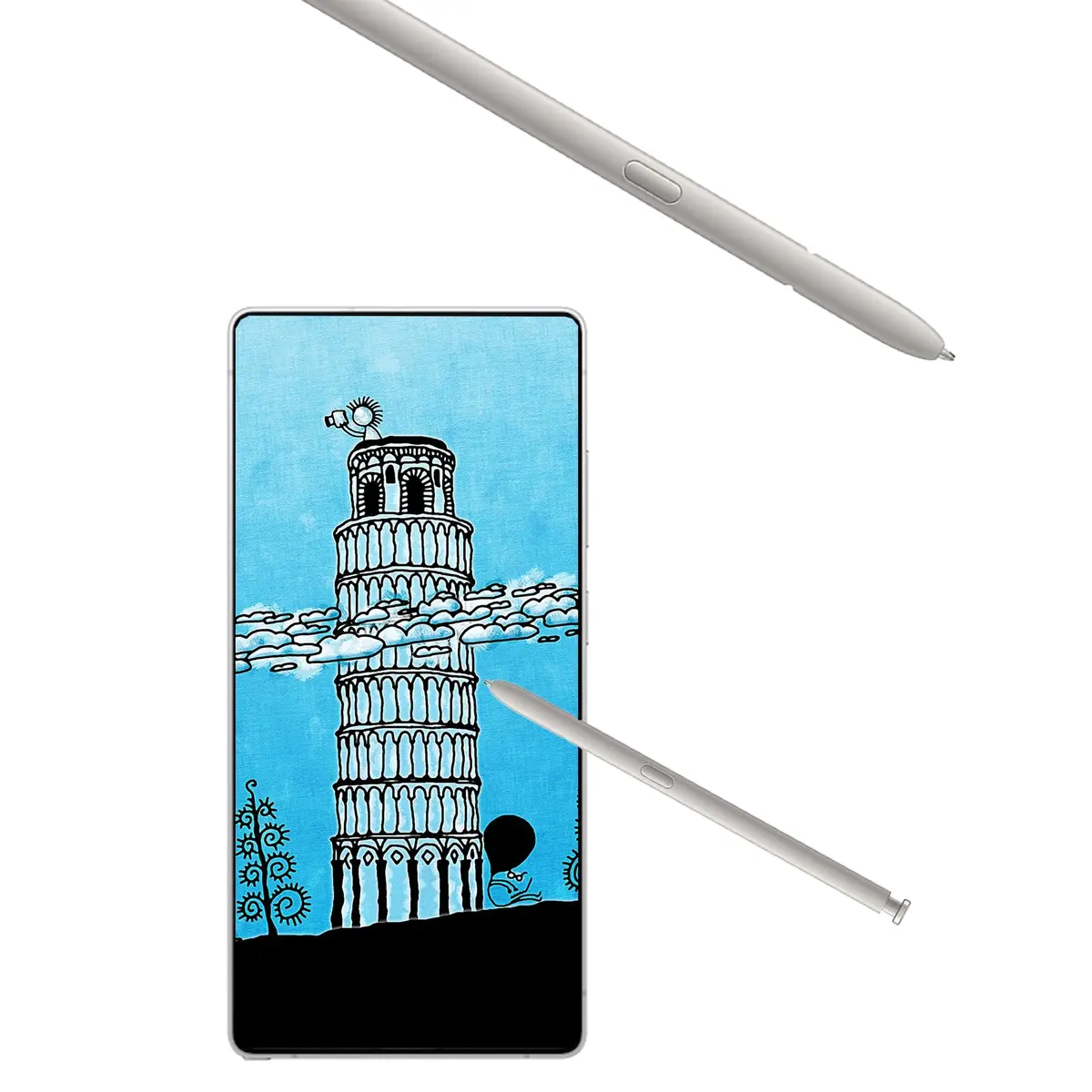 Dogxiong 2 Pack S25 Ultra S Pen Replacement for Samsung Galaxy S25 Ultra S Pen, Light Gray | 4096 Pressure Levels - view 6