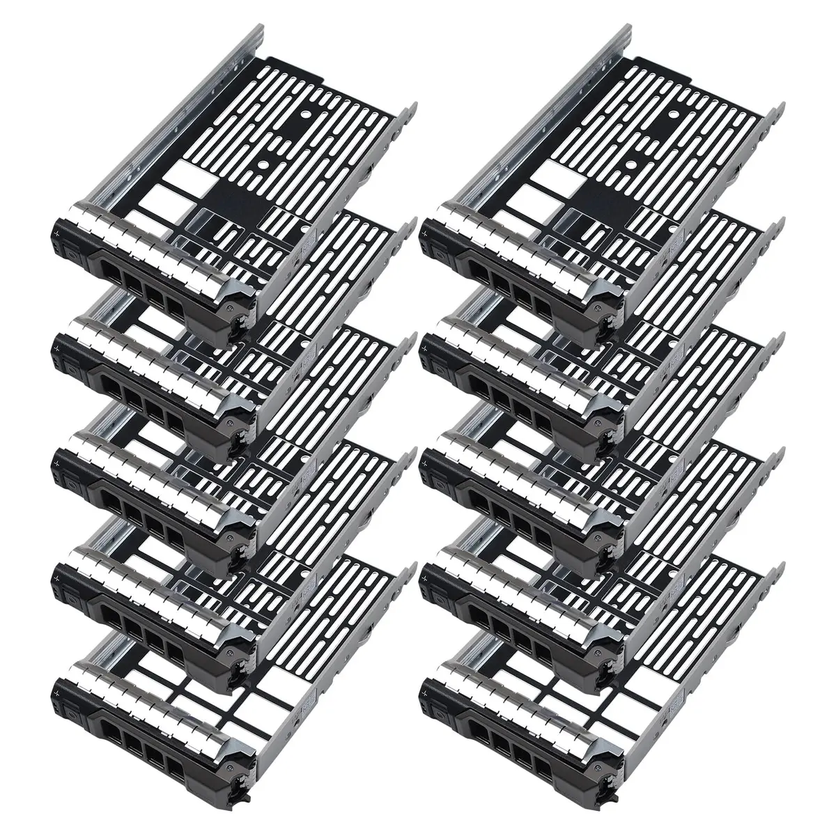 Heretom 3.5-inch SAS/SATA Hard Drive Tray Caddy KG1CH 0KG1CH (10-Pack) | Compatible with Dell PowerEdge Servers - main product image