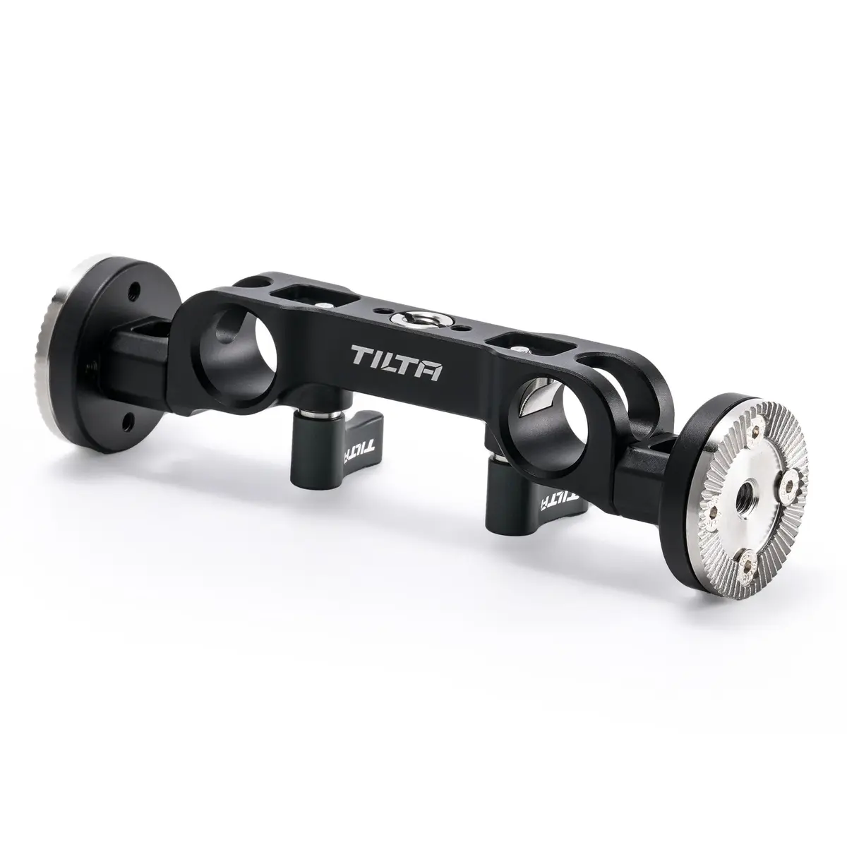 Tilta 15mm LWS Dual Rosette Adapter - Black | Compatible with Rosette Arms & Hand Grips | 15mm Rod Mount | 3/8"-16 & 1/4"-20 Thread - view 2