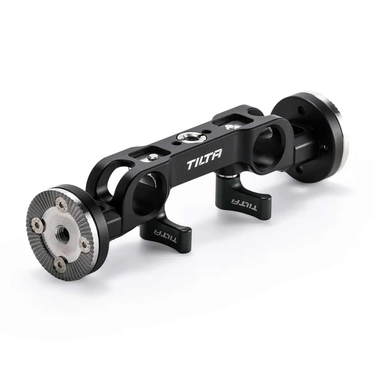 Tilta 15mm LWS Dual Rosette Adapter - Black | Compatible with Rosette Arms & Hand Grips | 15mm Rod Mount | 3/8"-16 & 1/4"-20 Thread - view 4