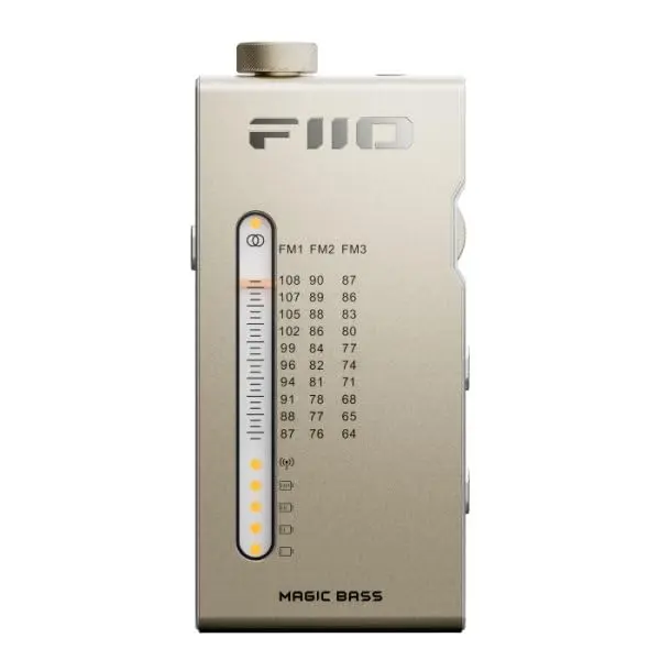 FiiO RR11 Portable HiFi FM Stereo Radio Receiver Titanium Gold | Analog PVR Tuning - view 5